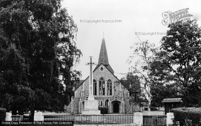 Photo of Byfleet, St John's Church c.1960