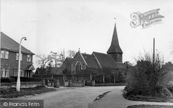 St Mary's Church c.1955, Byfleet