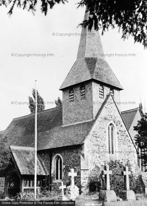 Photo of Byfleet, St Mary's Church c.1960