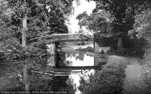 Photo of Byfleet, The Canal At Stoop Bridge c.1955