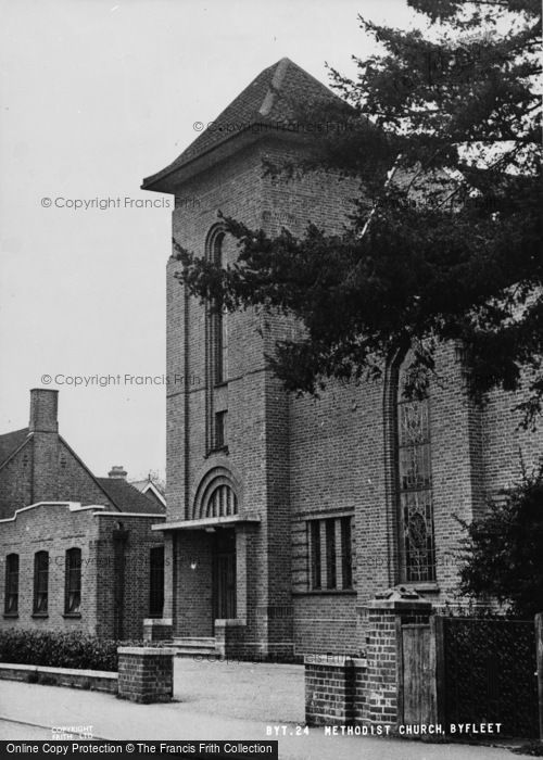 Photo of Byfleet, The Methodist Church c.1955