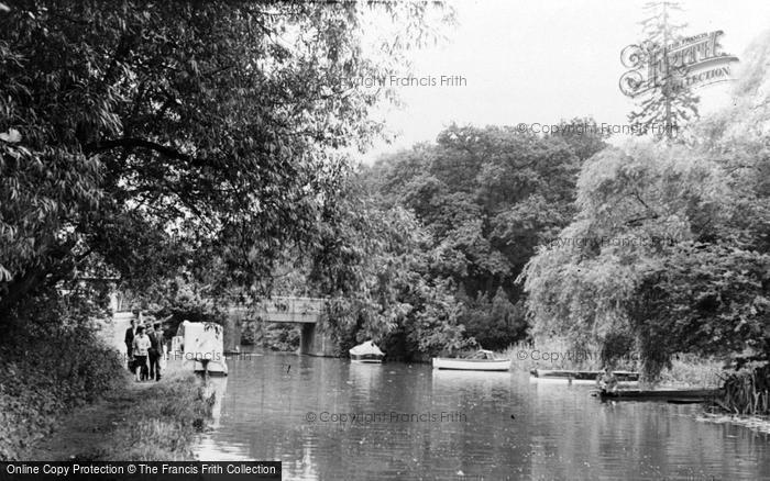 Photo of Byfleet, The River Wey, Parvis Bridge c.1960