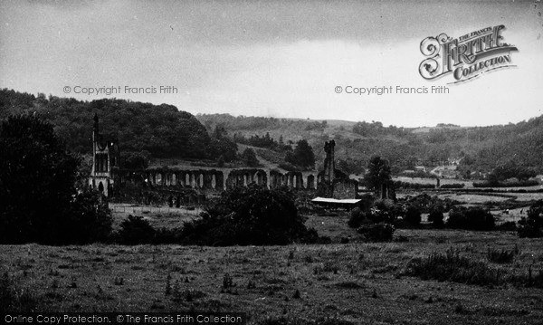Photo of Byland Abbey, c.1960