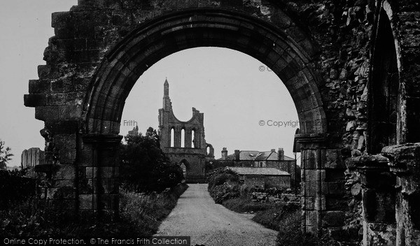 Photo of Byland Abbey, c.1960