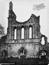 West Front c.1866, Byland Abbey