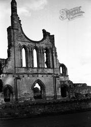 West Front c.1952, Byland Abbey
