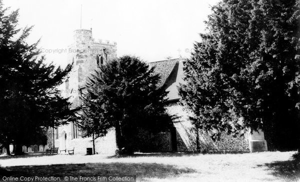Photo of Caddington, All Saints Church c.1965
