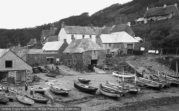 Photo of Cadgwith, Boats And Shore 1949