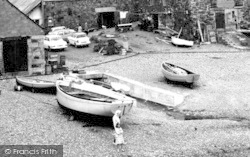 Boats On The Beach c.1970, Cadgwith