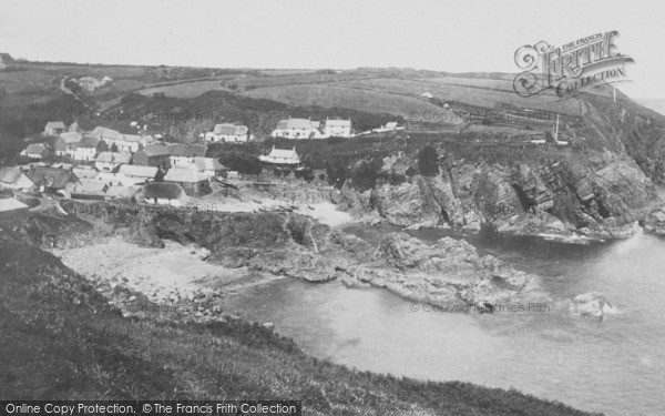 Photo of Cadgwith, From Devil's Frying Pan 1899