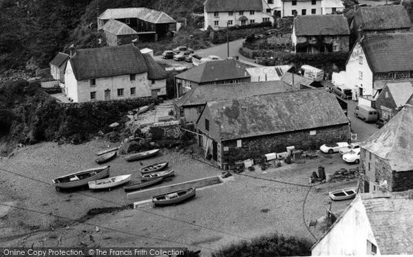 Photo of Cadgwith, From The Rocks c.1970
