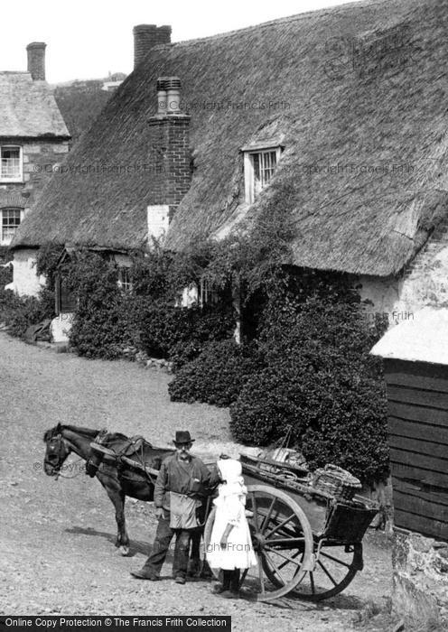 Photo of Cadgwith, Horse And Cart 1911