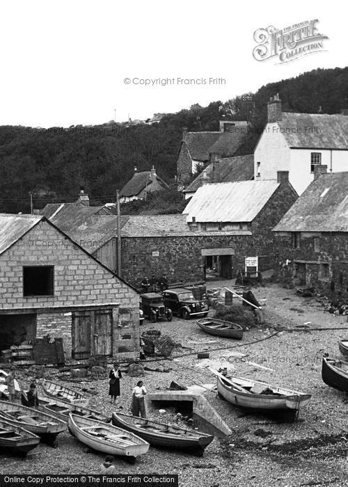 Photo of Cadgwith, People And Boats 1949