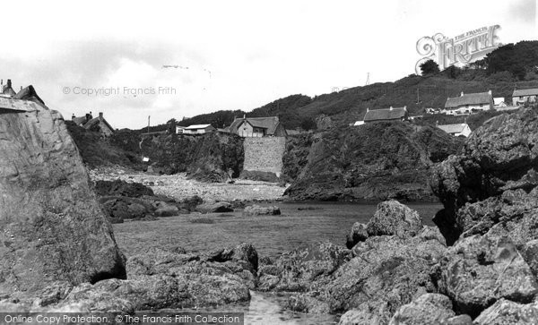 Photo of Cadgwith, The Beach From The Rocks c.1960