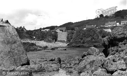 The Beach From The Rocks c.1960, Cadgwith