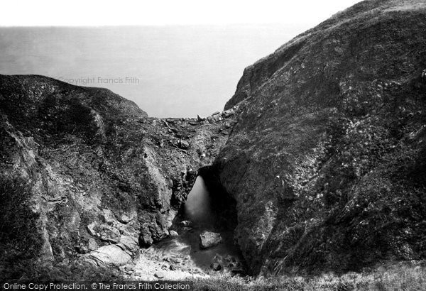 Photo of Cadgwith, The Devil's Frying Pan 1890