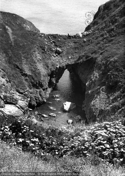 Photo of Cadgwith, The Devil's Frying Pan c.1960