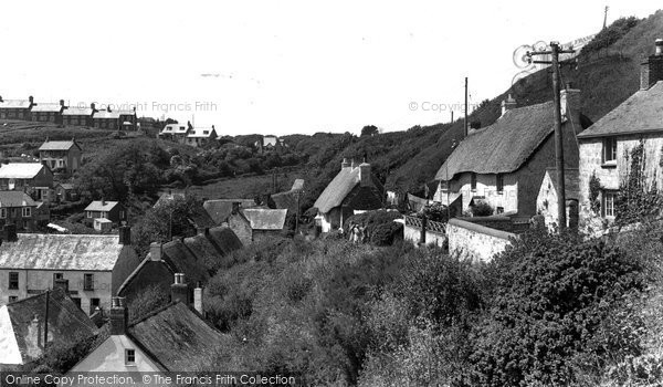 Photo of Cadgwith, The Village From Cliff Path c.1960