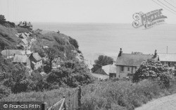 The Village From The Old Coastguards c.1960, Cadgwith