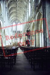 St Pierre Cathedral, The Nave 1984, Caen