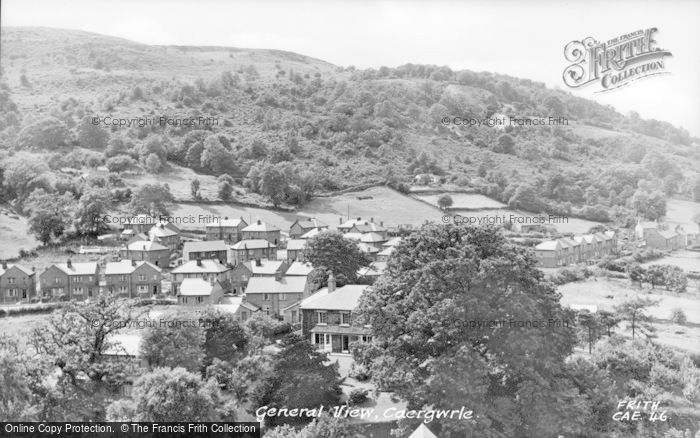 Photo of Caergwrle, General View c.1955