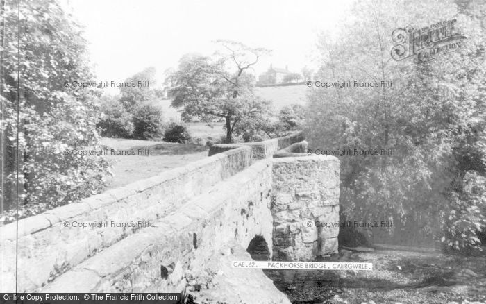 Photo of Caergwrle, Packhorse Bridge c.1965