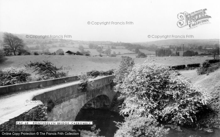 Photo of Caergwrle, Pontydelyn Bridge c.1965