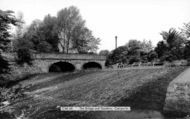 The Bridge And Gardens c.1965, Caergwrle