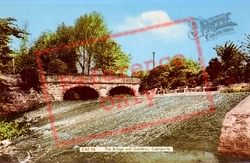The Bridge And Gardens c.1965, Caergwrle