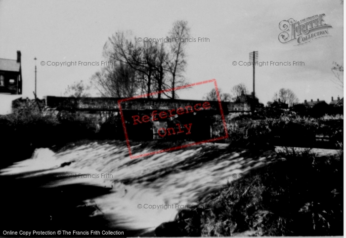 Photo of Caergwrle, The Weir c.1955
