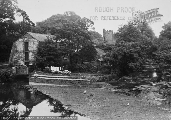 Photo of Caergwrle, Weir, River And Mill House c.1939