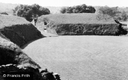 Remains Of Roman Amphitheatre 1949, Caerleon