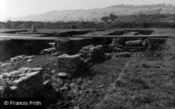 Remains Of The Roman Barracks 1955, Caerleon
