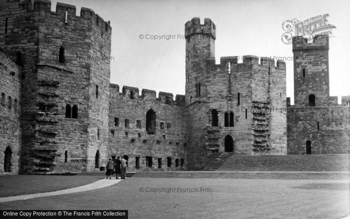 Photo of Caernarfon, Castle 1952