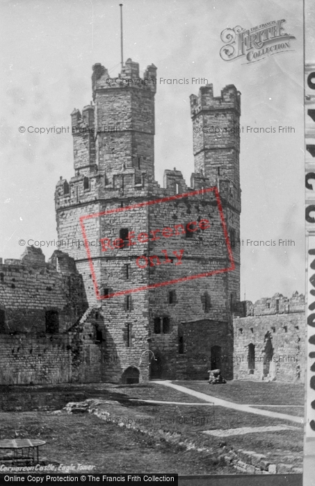 Photo of Caernarfon, Castle Interior, Eagle Tower 1890
