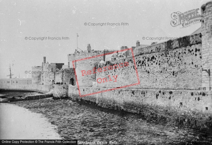 Photo of Caernarfon, Castle Walls 1890