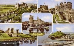 Castles Of North Wales Composite c.1960, Caernarfon