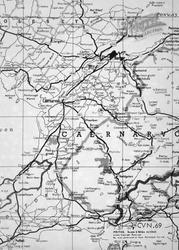 General Map c.1955, Caernarfon