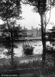 Shipping On The River Seiont c.1935, Caernarfon