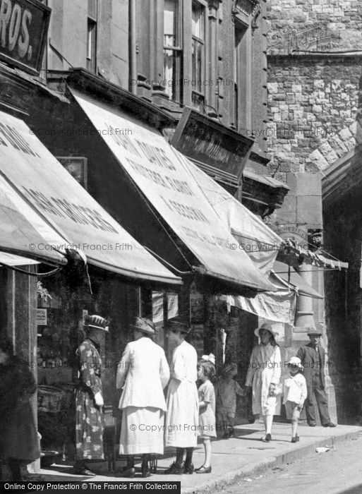 Photo of Caernarfon, Shopping In The Town 1921