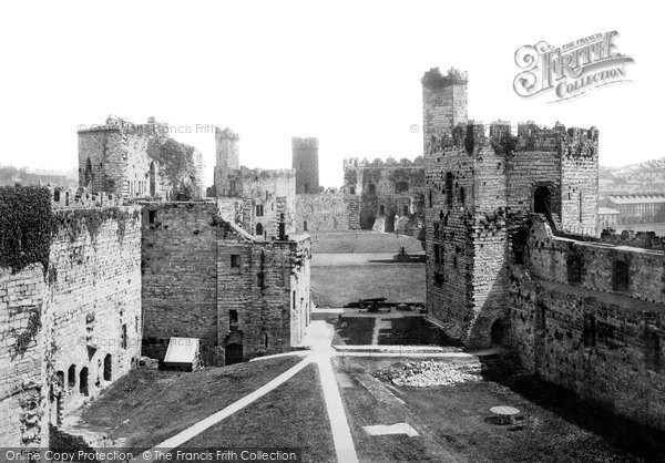 Photo of Caernarfon, The Castle 1890