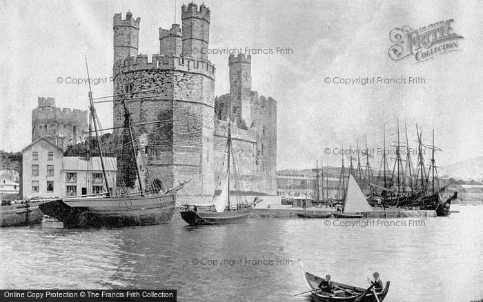 Photo of Caernarfon, The Castle c.1895