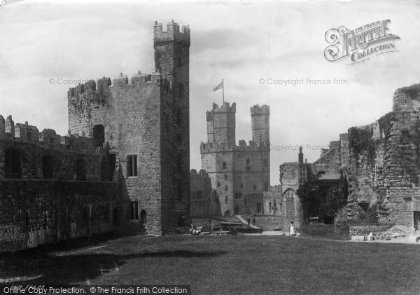 Photo of Caernarfon, The Castle Interior 1890