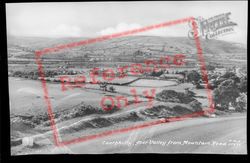 Aber Valley From Mountain Road c.1950, Caerphilly