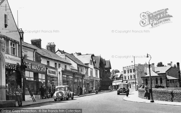Photo of Caerphilly, Cardiff Road c.1950