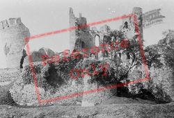 Castle And Leaning Tower 1893, Caerphilly