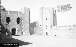 Castle, Showing North West Tower 1949, Caerphilly