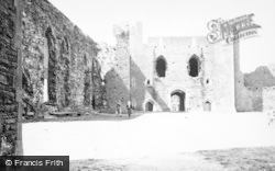 Castle, The Inner West Gatehouse 1949, Caerphilly