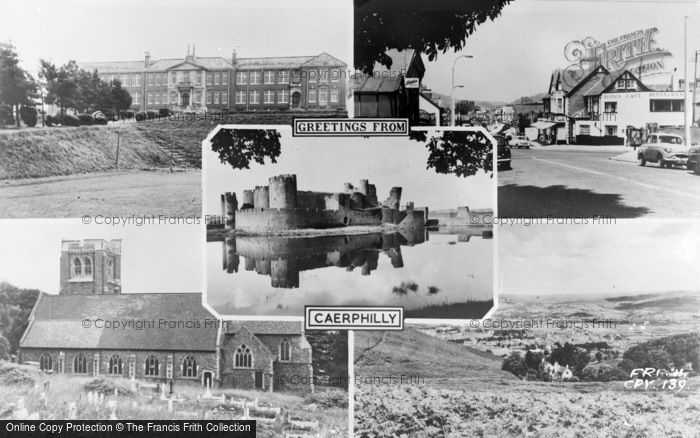 Photo of Caerphilly, Composite c.1960