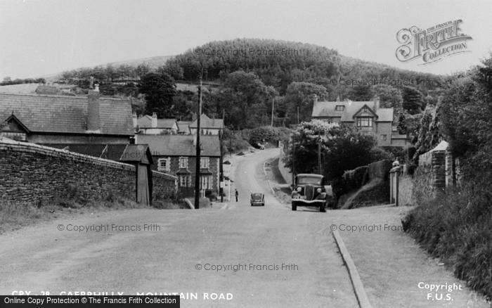 Photo of Caerphilly, Mountain Road c.1950